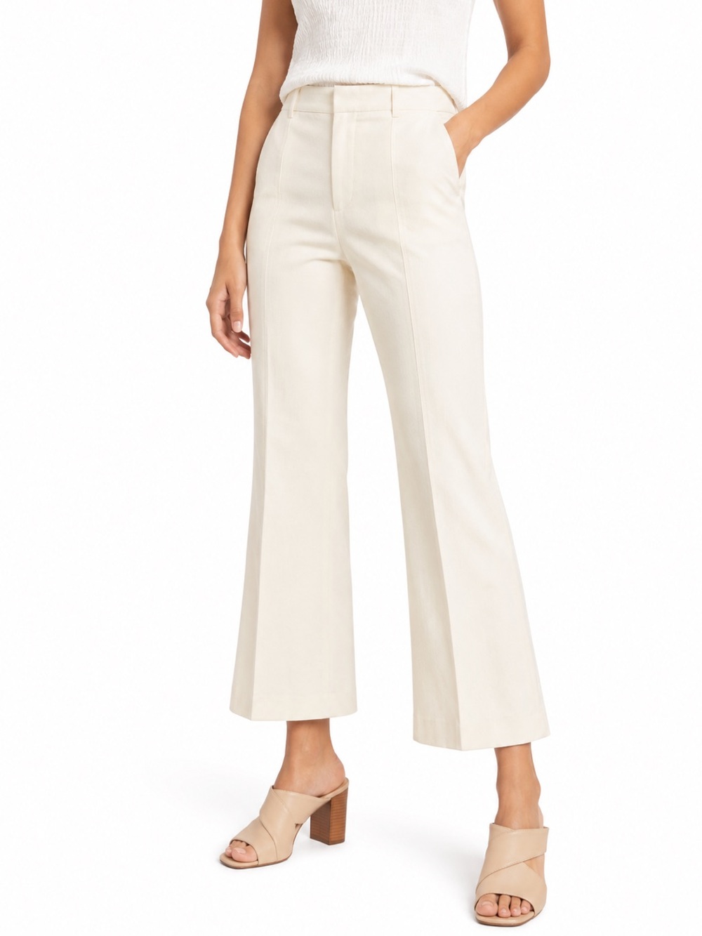 Zara Elegant Cream Women's Pants